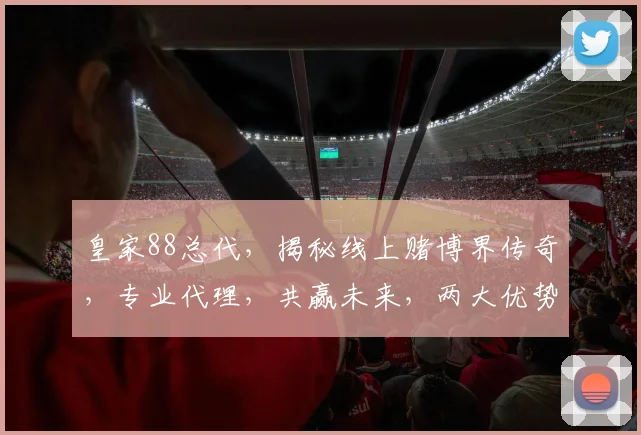 皇家88总代，揭秘线上赌博界传奇，专业代理，共赢未来，两大优势，值得信赖