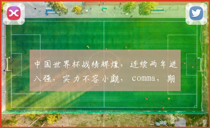 中国世界杯战绩辉煌，连续两年进八强，实力不容小觑， comma，期待再创佳绩