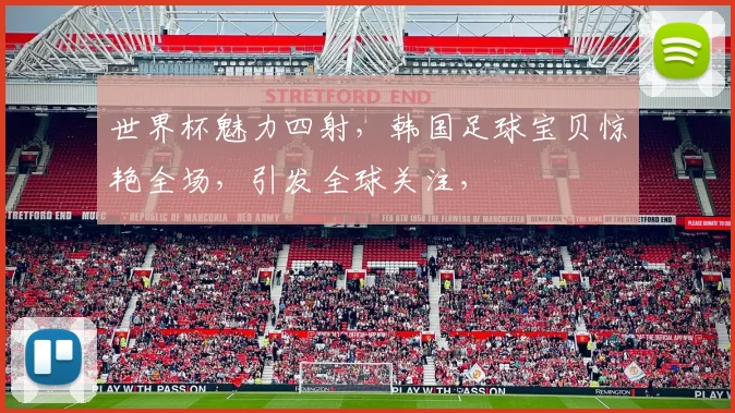世界杯魅力四射，韩国足球宝贝惊艳全场，引发全球关注，